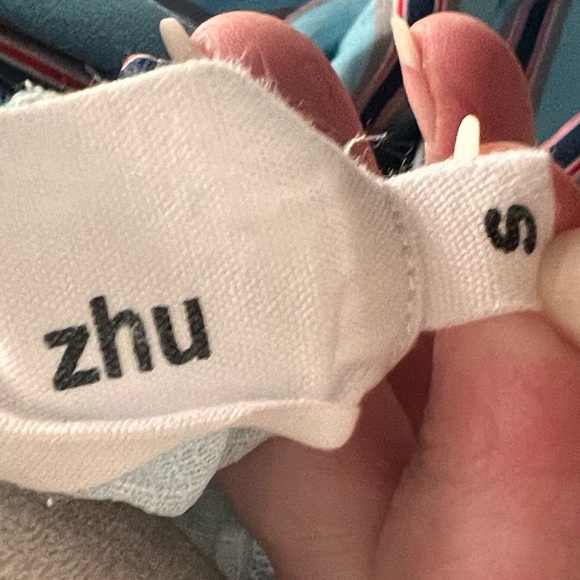 Anthropologie Zhu Sky Blue/Red Striped Maxi/Midi Sundress S - Picture 6 of 8